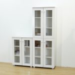 AWANA 2 Glass Door Storage Cabinet-White - Image 4