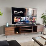 EDMOND 6 Feet TV Cabinet-Walnut - Image 3