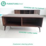EDMOND 120cm Coffee Table-Walnut - Image 6