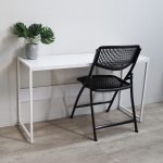 HARRY 120x40CM Metal Frame Study Desk-White - Image 5