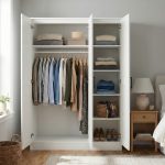 FENKEL 3 Door Soft Closing Wardrobe-Full White - Image 2