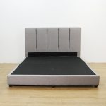 MANADO Queen & King Size Divan Bed Frame-Grey - Image 3
